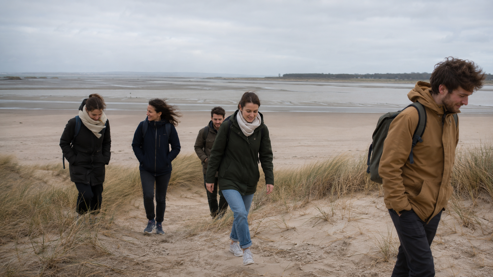 Séminaire Baie de Somme avec des collaborateurs dans les paysages naturels de la baie