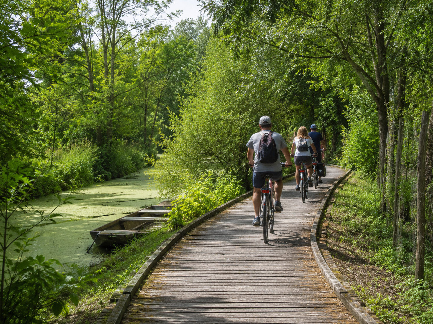 Séminaire Marais poitevin dans un village au bord de l’eau