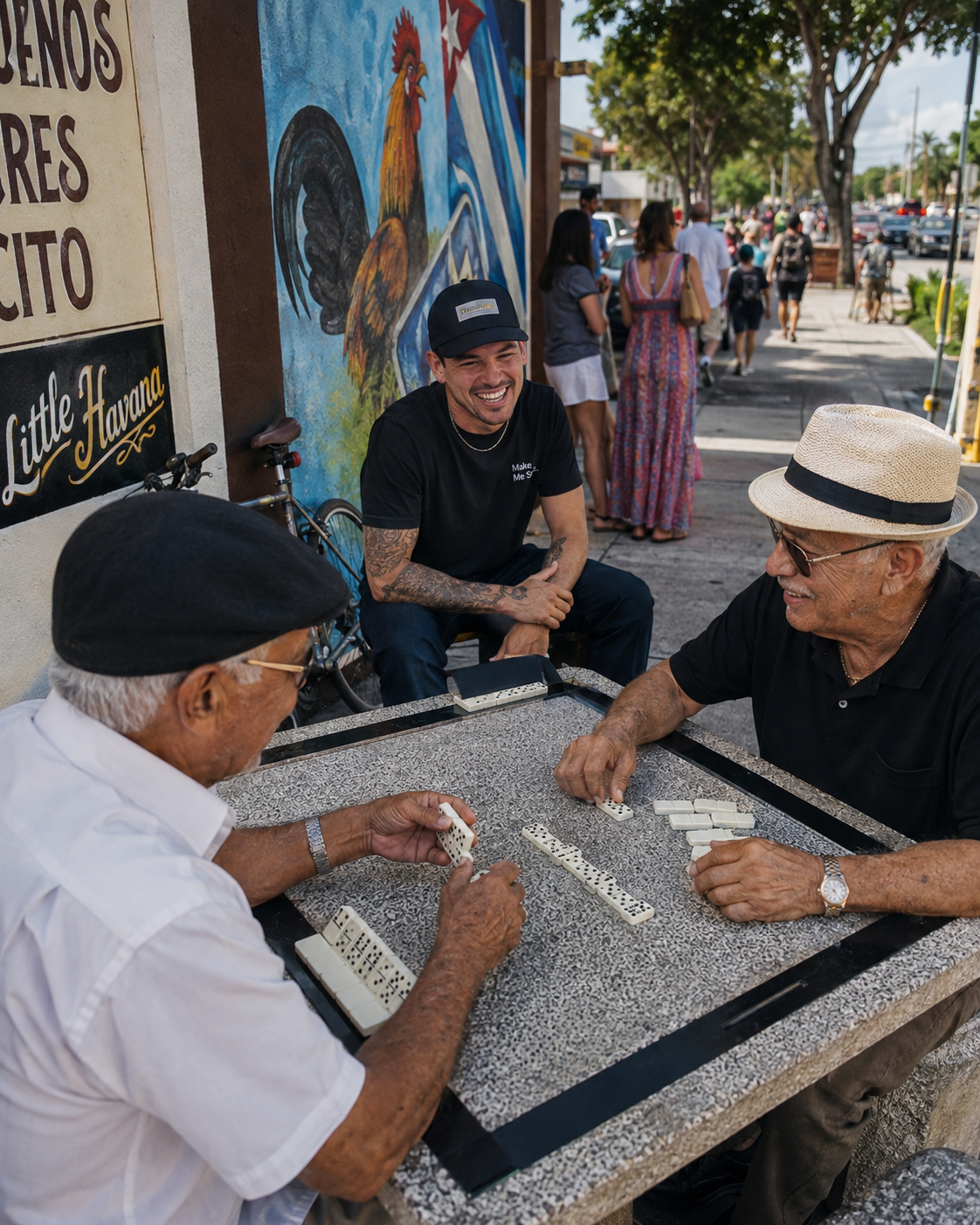 Ambiance conviviale et émotionnelle à Miami